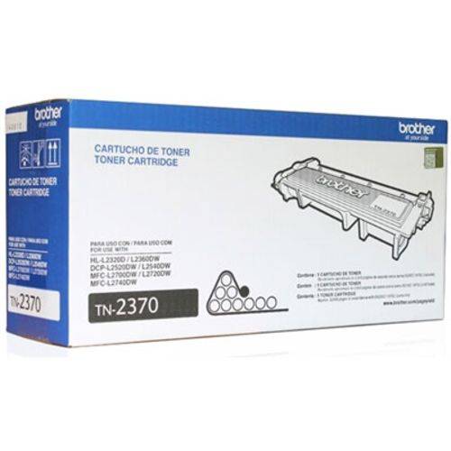 Toner Brother Tn2370 Hll2320 Hll2360 Mfcl2700 Mfcl2720 Mfcl2740 Dcpl2520 Dcp2540 | Original 2.6k