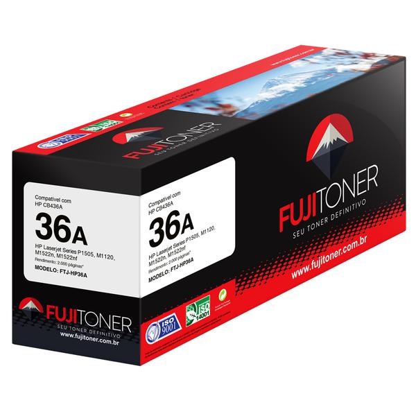 Toner Fujitoner para Hp Fjt-Hp36a Cb436a Modelos Laserjet Series P1505 M1120 M1522n M1522nf