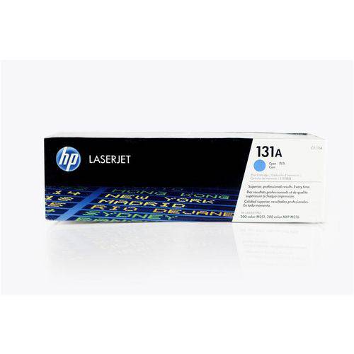 Toner Original Hp Cf211a 131a Cyan | Hp Laserjet Pro 200 M251 M251n M251nw M276 M276nw | 1.8k