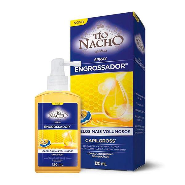 Tônico Spray Antiqueda Tio Nacho Engrossador - 120ml
