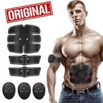 Tonificador Muscular Estimulador Original Profissional Aparelho Emagrecimento Abdomen Braço Biceps Six Pad Fitness Ginástica Passiva