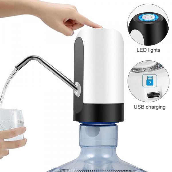 Tudo sobre 'Torneira Automática de Água Engarrafada Recarregável Usb - Water Dispenser'