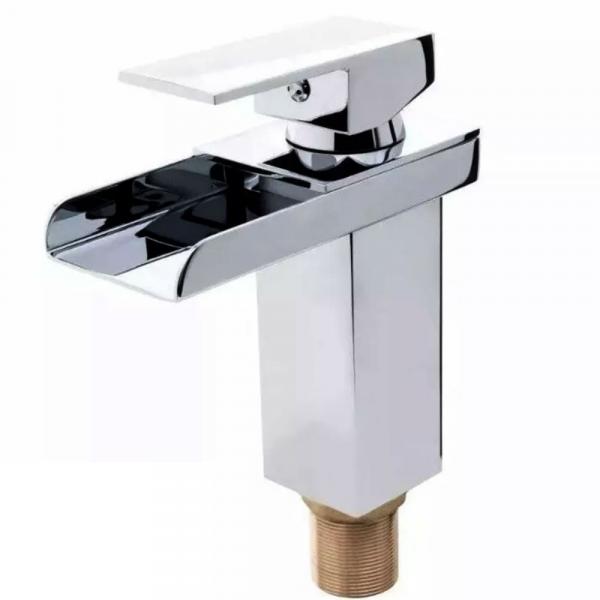 Torneira Monocomando Waterfall Cascata Calha Metal Baixa GT841 - Lorben