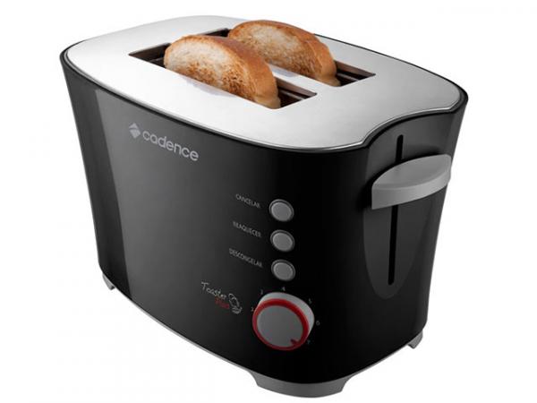 Tudo sobre 'Torradeira Cadence Preta Toaster Plus TOR105 - 7 Níveis de Tostagem'