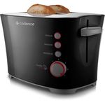Torradeira Cadence Toaster Plus Preta 220v - Tor105-220