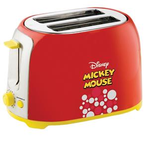 Torradeira Elétrica Mallory Mickey Mouse com 6 Níveis de Temperatura Vermelha 220V - 220V