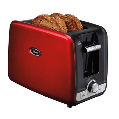 Torradeira Oster Square Retro Toaster com 7 Níveis de Tostagem Vermelha 110V - TSSTTRWA2R