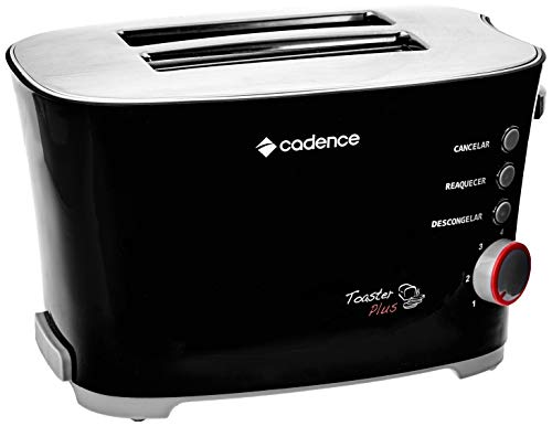 Torradeira Toaster Plus, Cadence Tor105-220, Preto Cadence Preto 220v