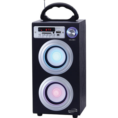Torre Bluetooth Sp106 30w Rms Rádio Fm Newlink