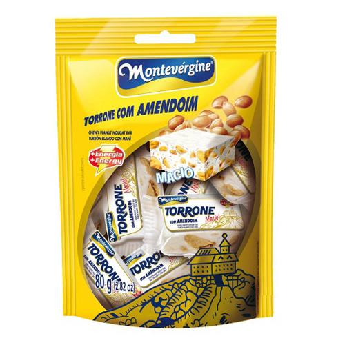 Torrone Amendoim 80g - Montevérgine