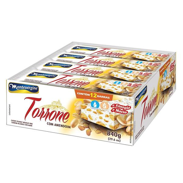 Torrone com Amendoim 12X70G - Montevérgine