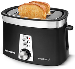 Tostador de Pães Mondial Max Toast T-04 - Preto