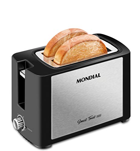 Tostador de Pães Smart Toast Inox, Mondial, T-13