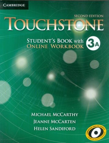 Touchstone 3A Sb With Online Wb - 2Nd Ed