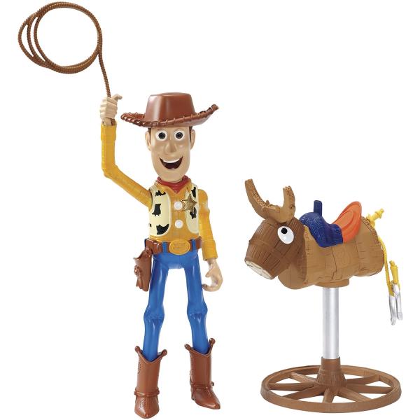 Toy Story Boneco Cowboy Woody com Touro Clx49 Mattel