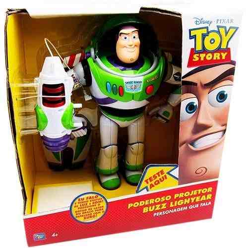 Toy Story Buzz Lightyear Eletrônico com Poderoso Projetor - Toyng