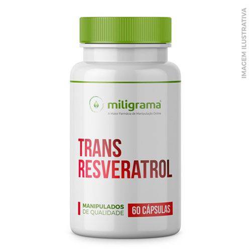 Tudo sobre 'Trans-Resveratrol 100mg 60 Cápsulas'