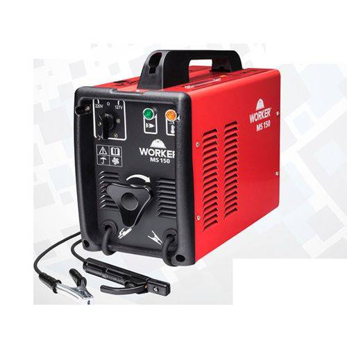 Transformador de Solda 150a Turbo Ms150 Bivolt 127/220v Worker