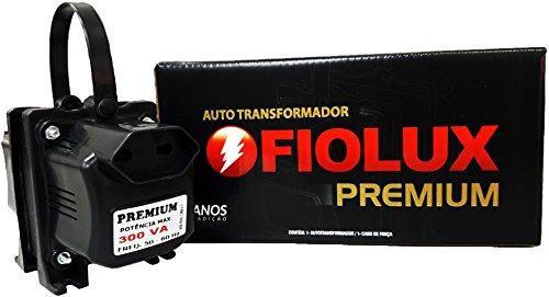 Transformador Fiolux Premium Tripolar 300VA Bivolt 110/220 e 220/110 Ref: 300 VA