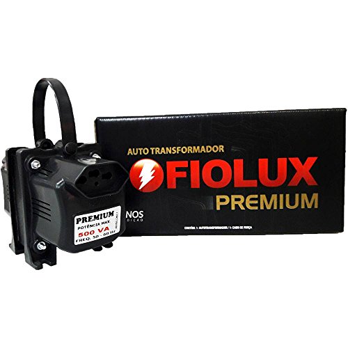 Transformador Fiolux Premium Tripolar 500VA Bivolt 110/220 e 220/110 Ref: 500 VA