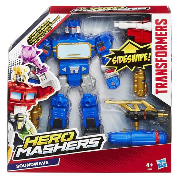 Transformers - Boneco Hero Mashers Battle Soundwave - Hasbro