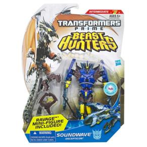 Transformers Figura Prime Beast Hunter Deluxe Soudwave - Hasbro