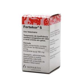 Tratamento Novartis Fortekor 5 para Cães 30 Comprimidos
