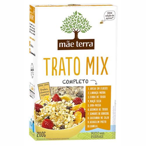 Trato Mix Mãe Terra Completo 10 Ingredientes 200g