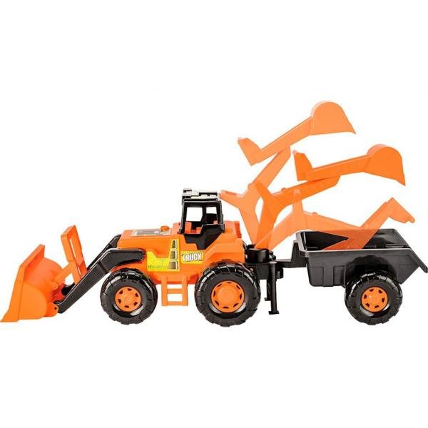 Trator Magic Toys Truck Super - Laranja