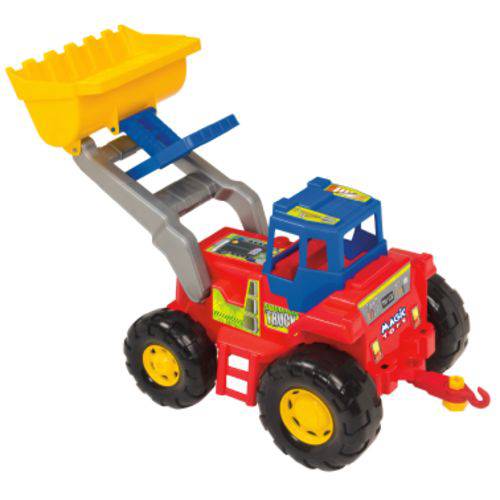 Tudo sobre 'Trator Super Truck Azul 5012 - Magic Toys'