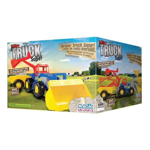 Trator Truck Super Azul 5012 Magic Toys