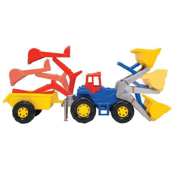 Trator Truck Super Azul Magic Toys 5012
