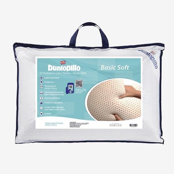 Travesseiro 100% Látex Dunlopillo Basic Soft