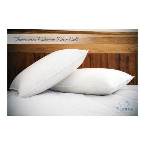 Travesseiro 100% Poliéster Premium Plumon 50x70 Plooma