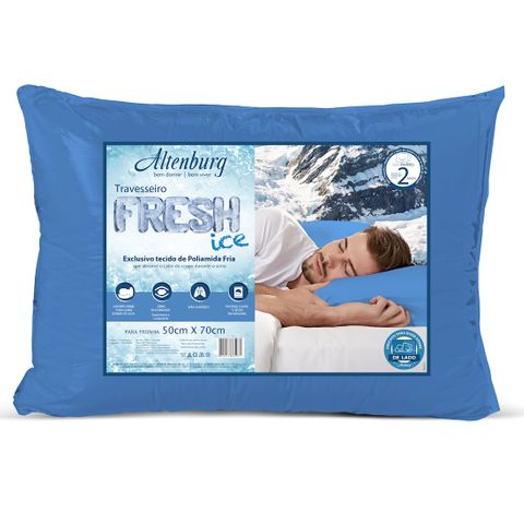 Travesseiro Altenburg -Fresh Ice Azul