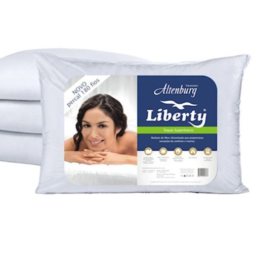 Travesseiro Altenburg Liberty 180fios 50cm X 70cm Branco