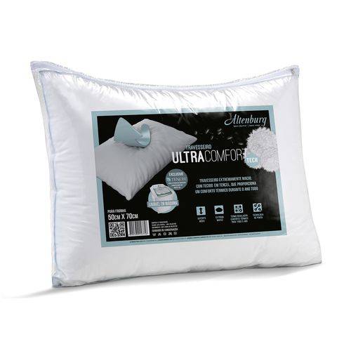 Travesseiro Altenburg Ultra Comfort 50 Cm X 70 Cm