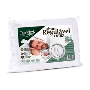 Travesseiro Altura Regulável Latéx - Duoflex - Branco
