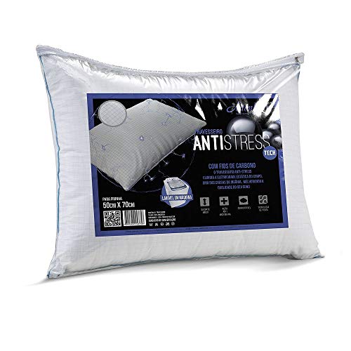 Travesseiro Antistress 50 X 70 Cm Branco - Altenburg