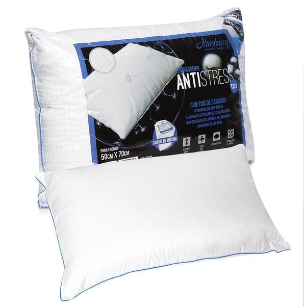 Travesseiro Antistress 50cm X 70cm Branco Altenburg