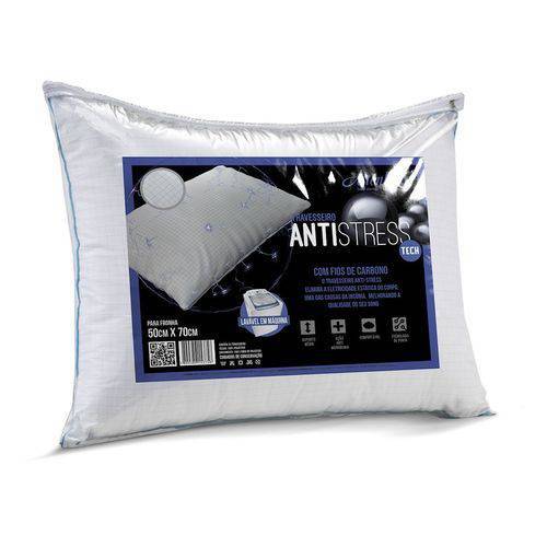 Travesseiro Antistress Branco - 50cm X 70cm