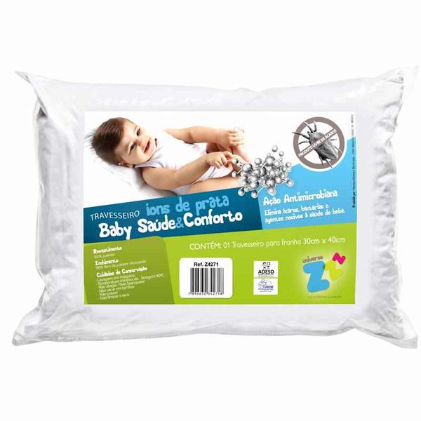 Travesseiro Baby Saúde e Conforto Íons de Prata - Fibrasca