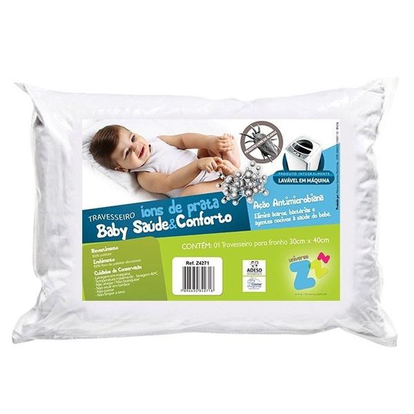 Travesseiro Baby Saúde e Conforto Ions de Prata - Fibrasca