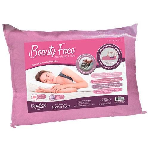 Kit 2 Travesseiros Duoflex Beauty Face BF3100 50x70