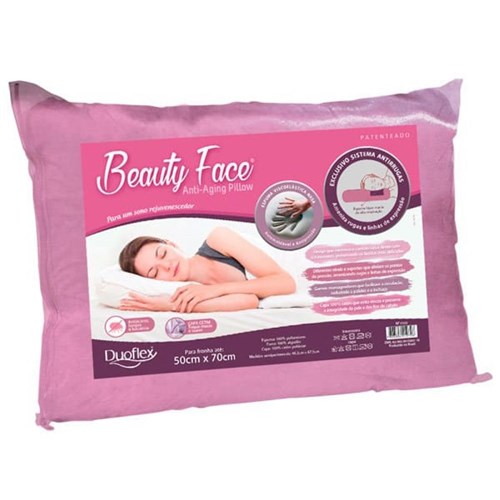 Travesseiro Beauty Face Pillow 50 X 70 Cm Duoflex