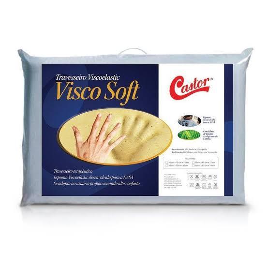Travesseiro Castor Visco Soft 50x70x16