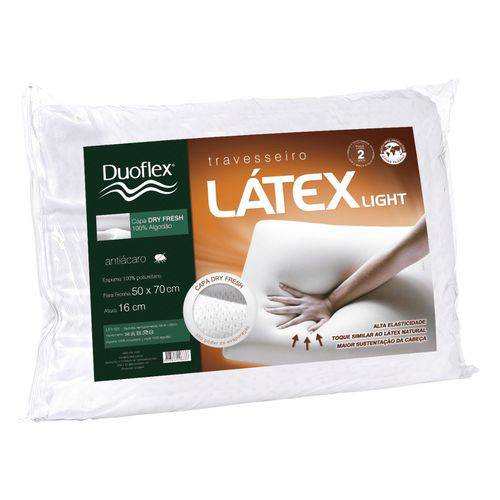 Travesseiro com Toque de Látex - 50 X 70 Cm - Duof