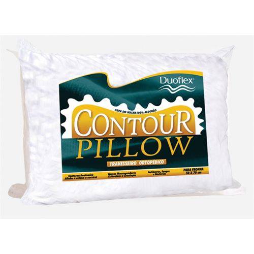 Travesseiro Contour Pillow 50x70 Duoflex Branco