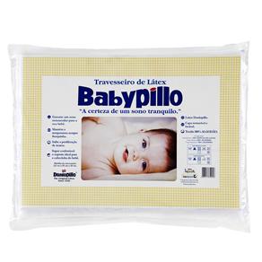 Travesseiro Copespuma Babypillo Látex para Bebês 25X35 Cm - Branco