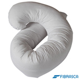 Travesseiro de Corpo Minhocão 25x160cm Branco - Fibrasca